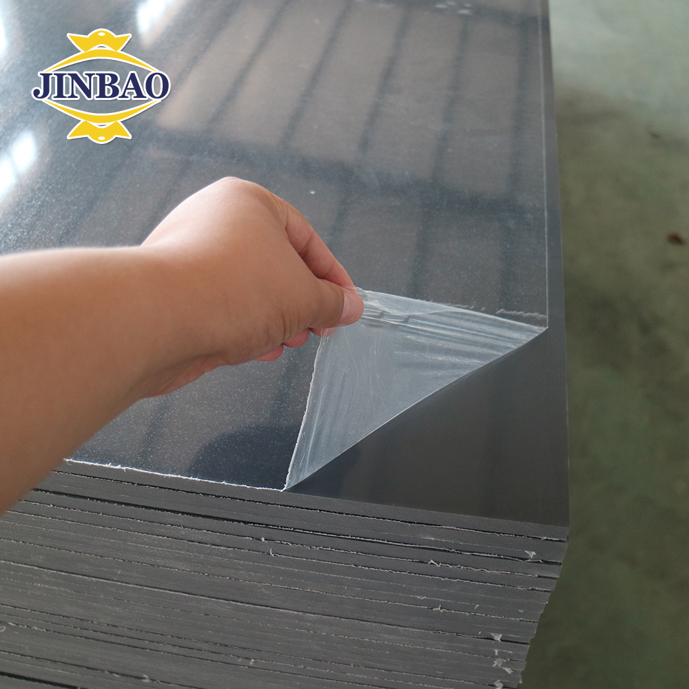 Panel de plástico negro Color 3 mm 4 mm 5 mm Hoja rígida de PVC para imprimir muebles